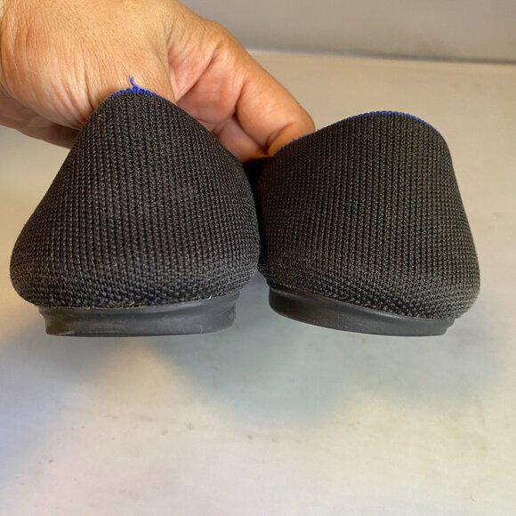 Rothy’s The Flat Round Toe Knit Ballet Flat Shoes 9w - Picture 5 of 6